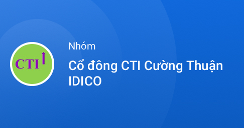 Zalo - Cổ đông CTI Cường Thuận IDICO