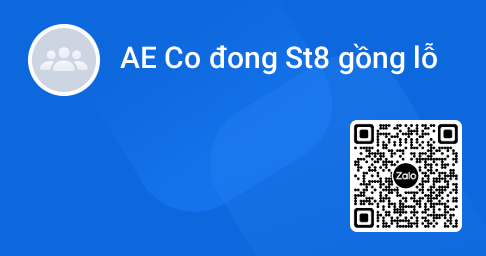 Zalo - AE Co đong St8 gồng lỗ