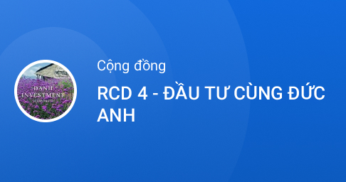 Zalo - RCD 4 - ĐẦU TƯ CÙNG ĐỨC ANH