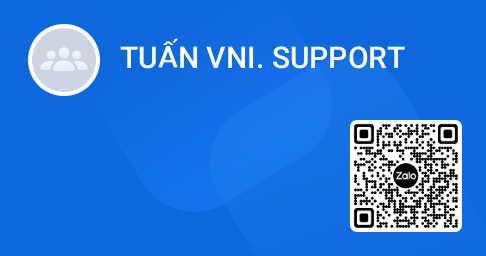 Zalo - TUẤN VNI. SUPPORT