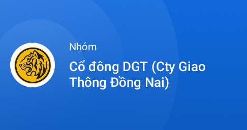 Zalo - Cổ đông DGT (Cty Giao Thông Đồng Nai)